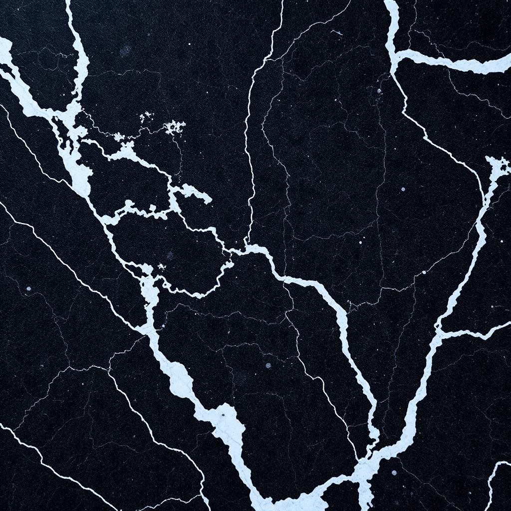 Close-up of natural Nero Marquina marble slab